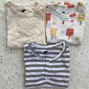 LOT of Monica + Andy Organic Cotton T-Shirts | 3 Tees | Size 2T